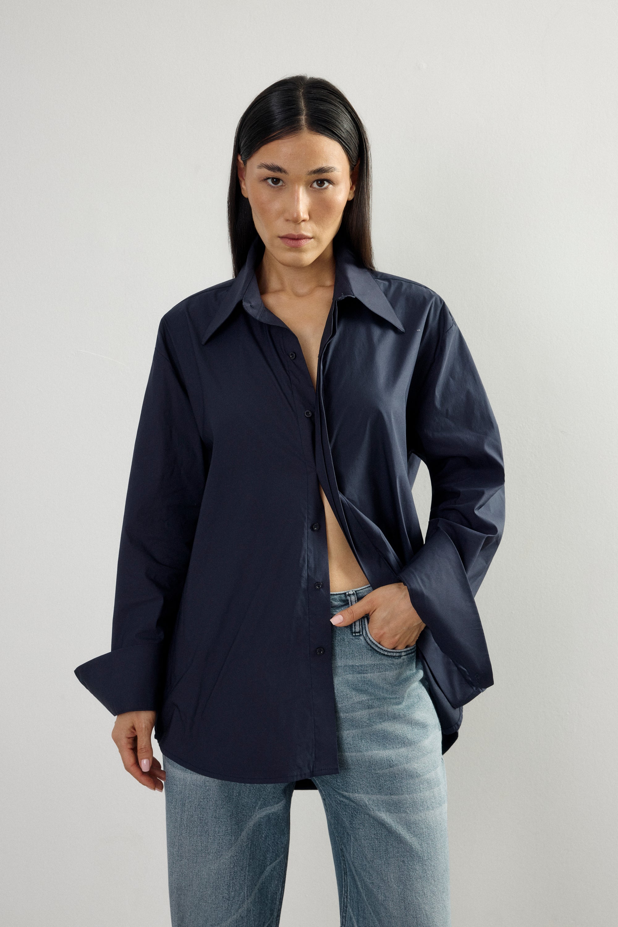 Oversized Merlot Shirt