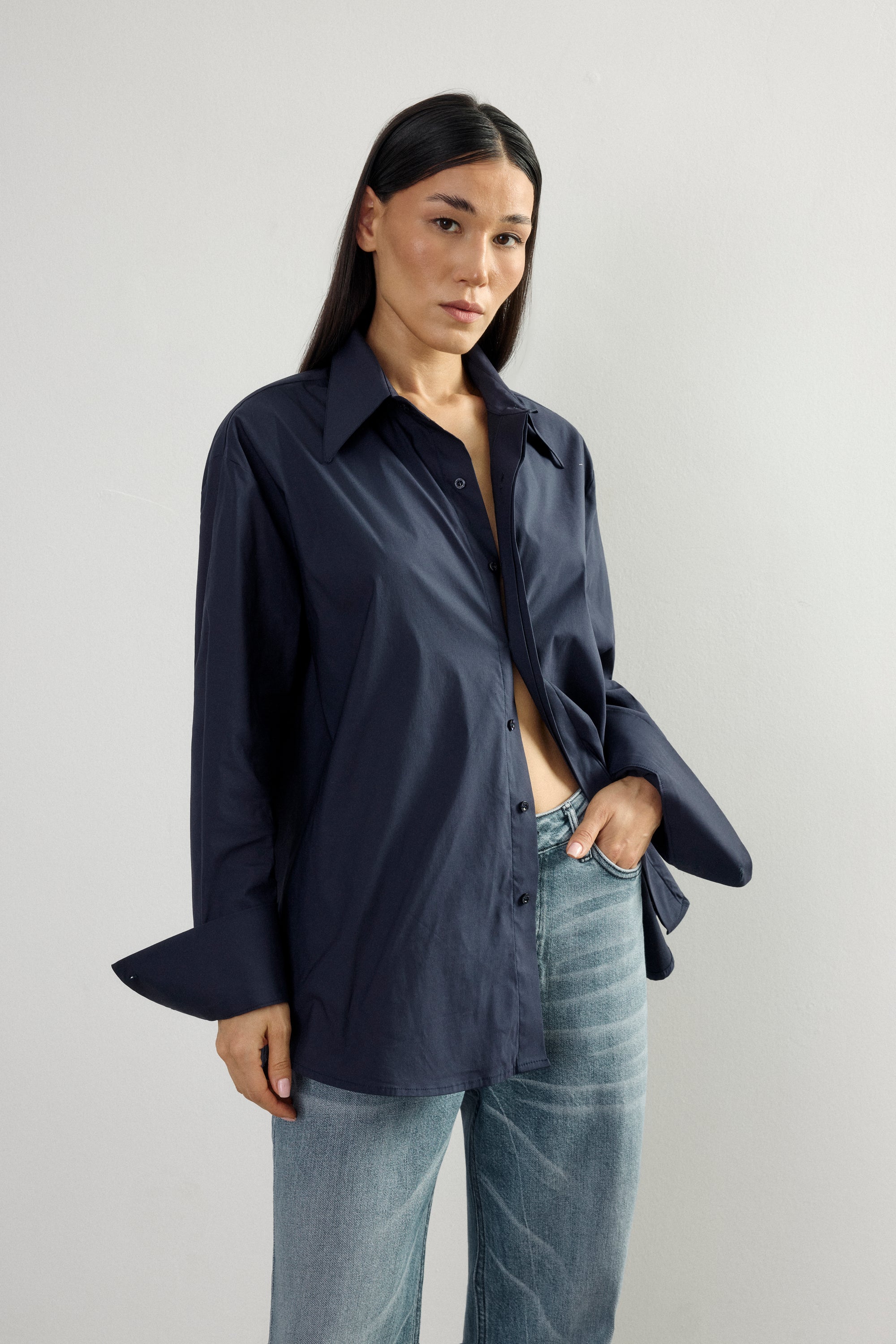 Oversized Merlot Shirt