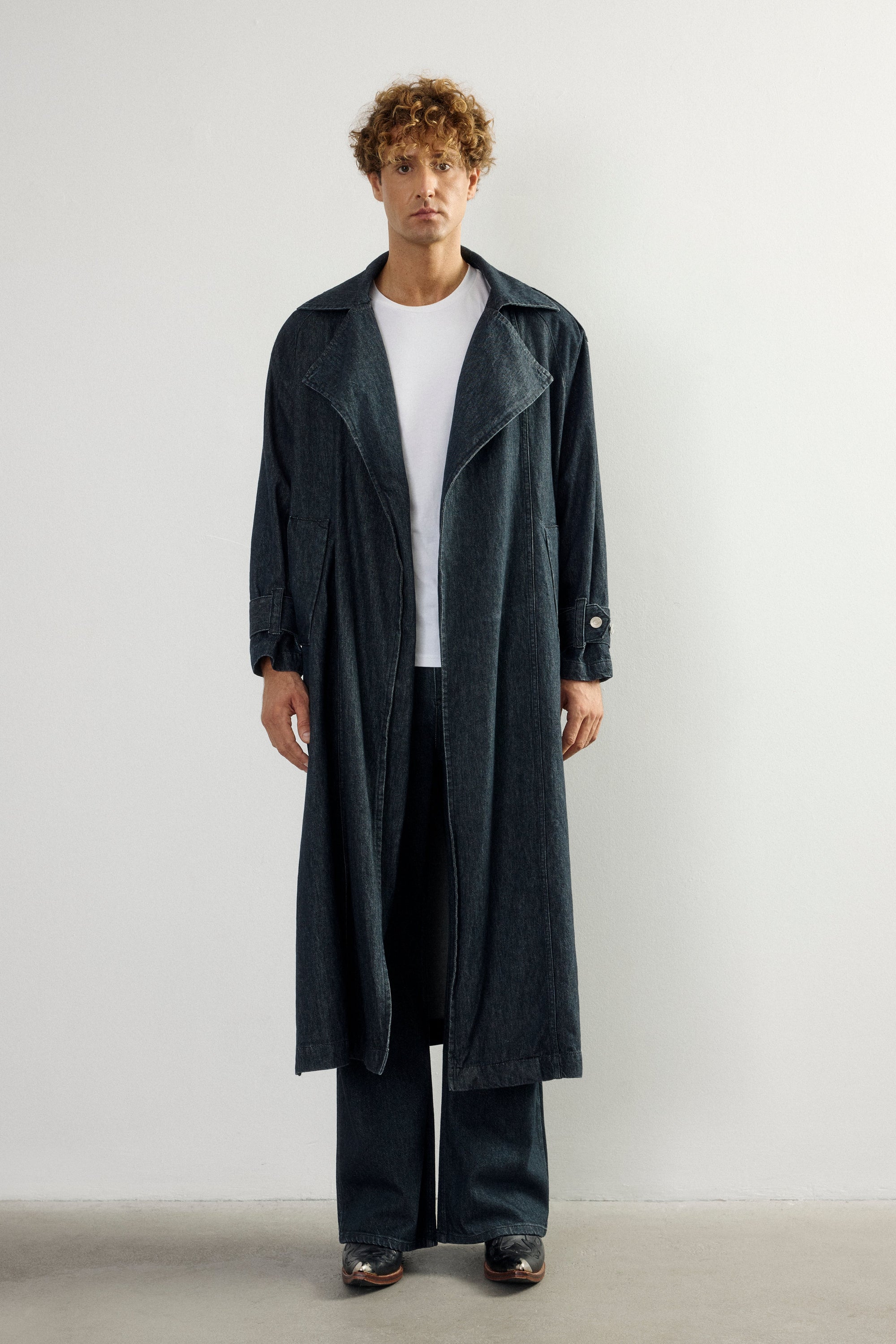 Loom Denim Man Trenhcoat