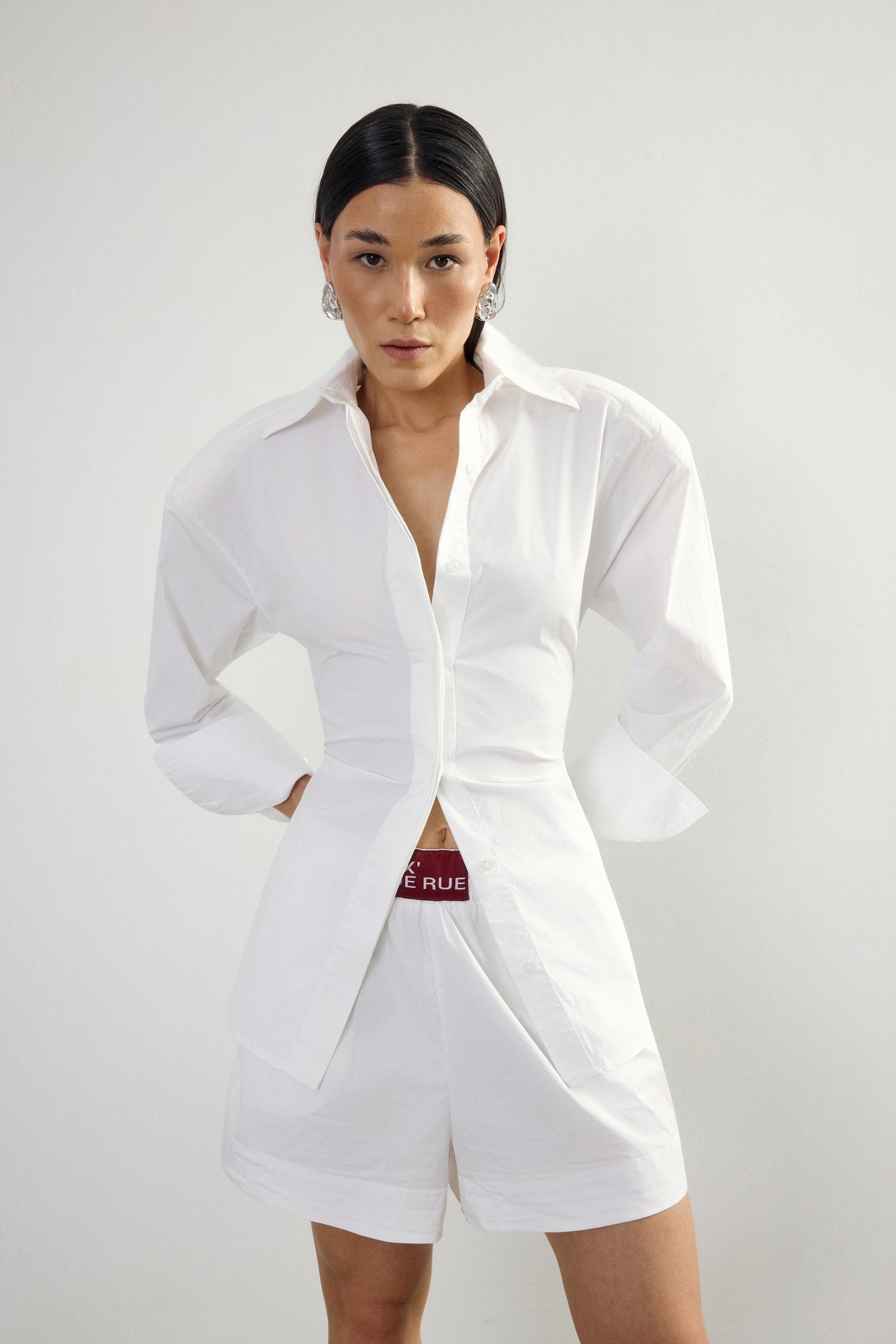 Padded Pleated Classic Shirt