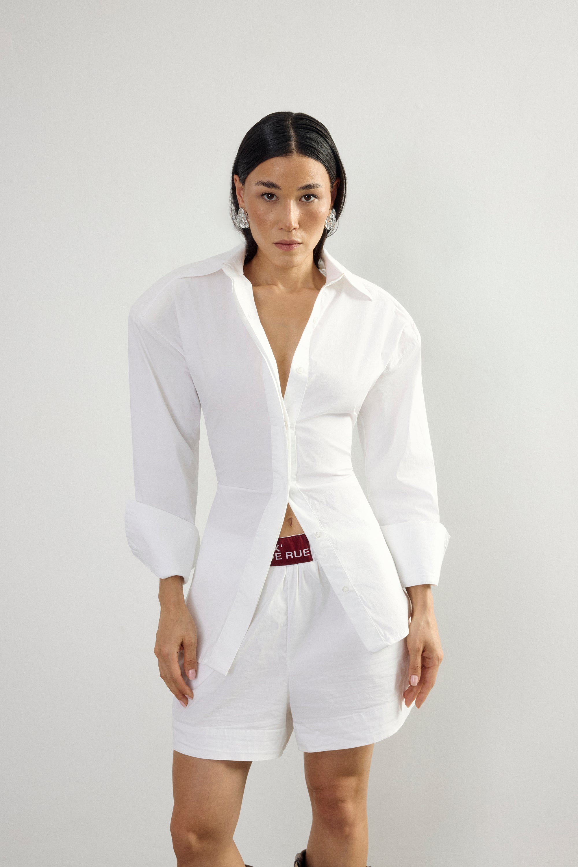 Padded Pleated Classic Shirt