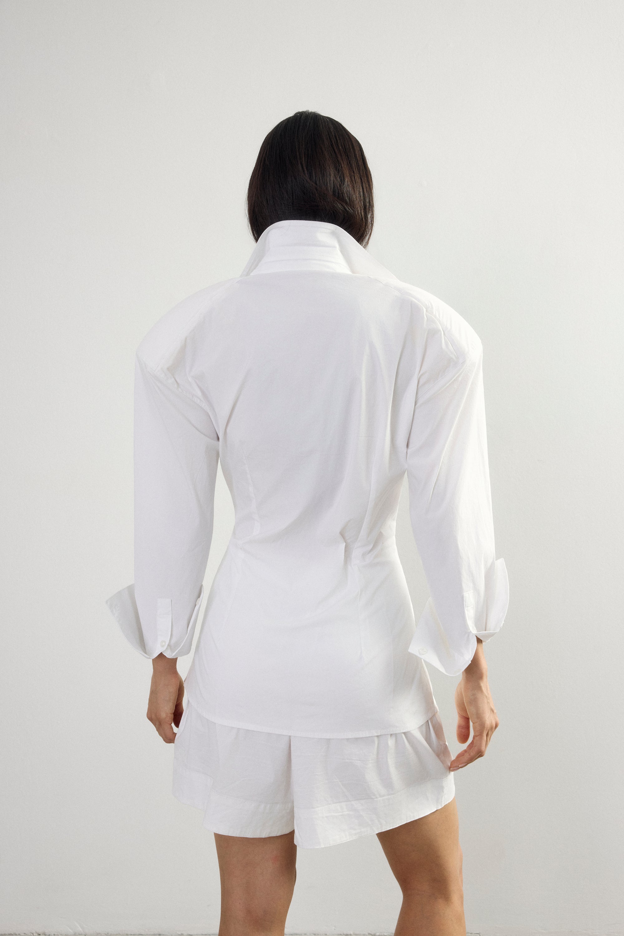 Padded Pleated Classic Shirt