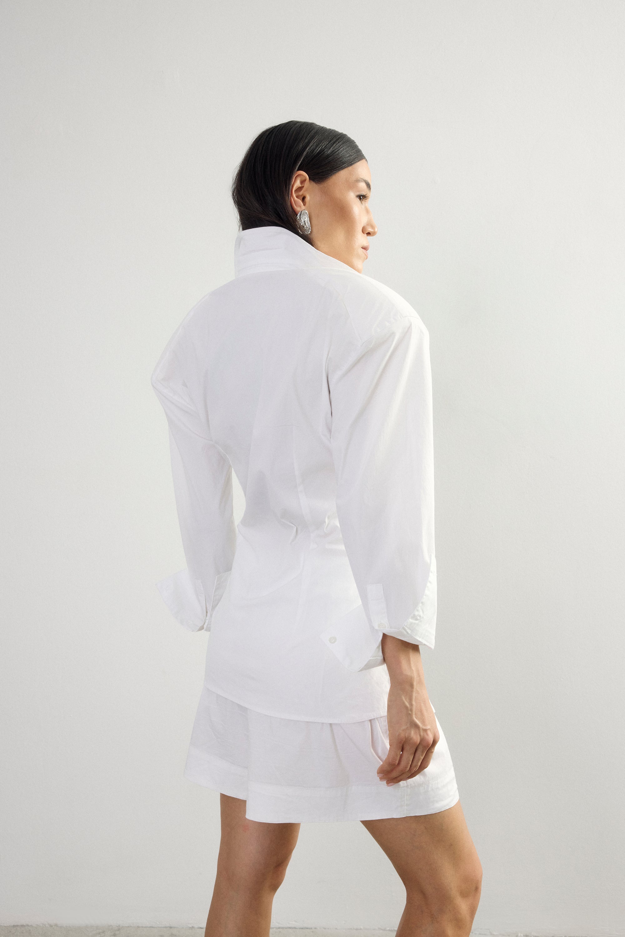 Padded Pleated Classic Shirt