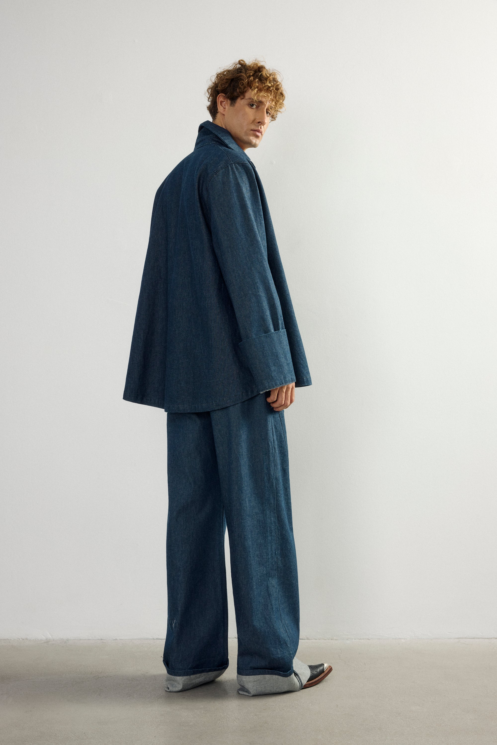 HAZE DENIM KIMONO SHIRT II