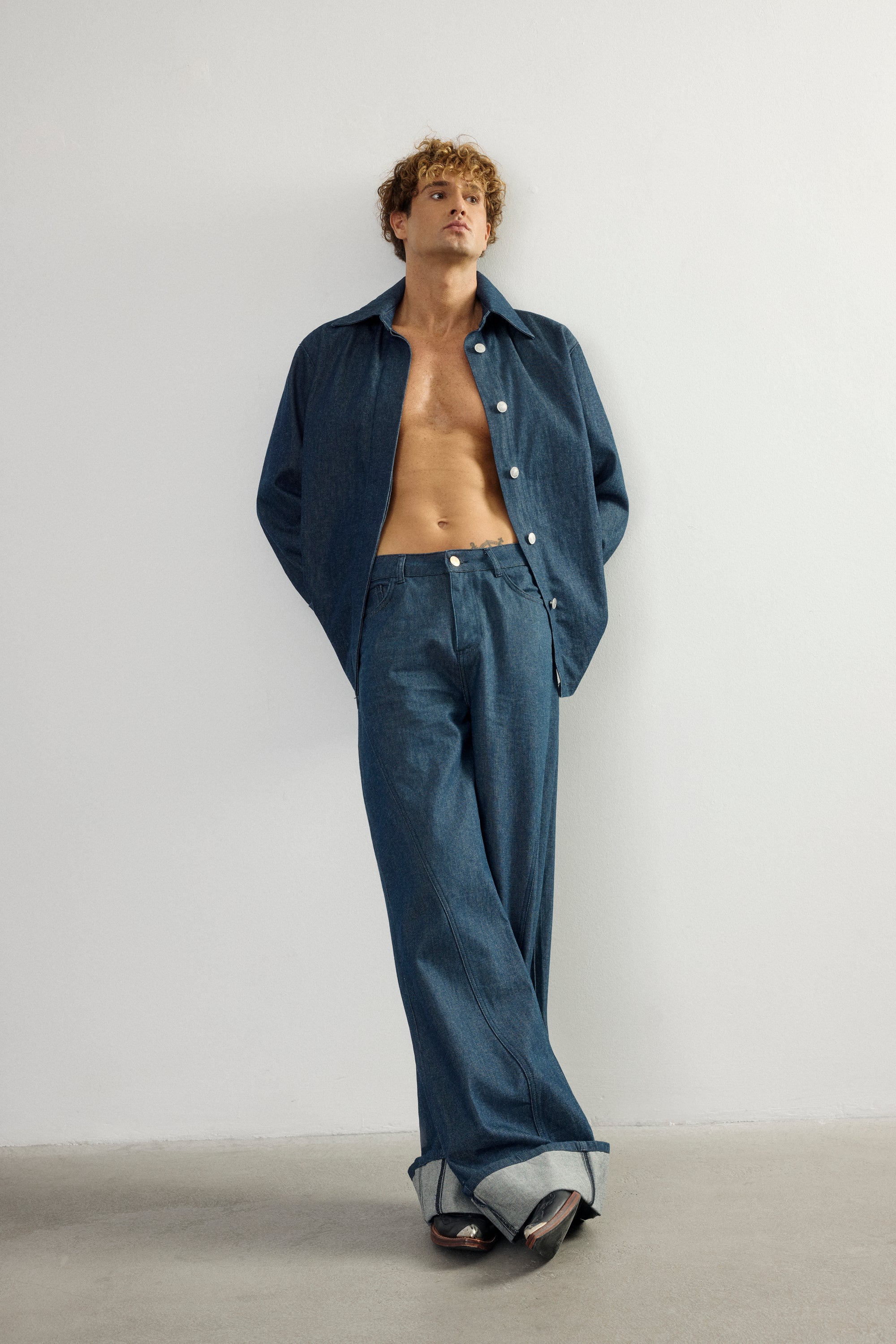 HAZE DENIM KIMONO SHIRT II