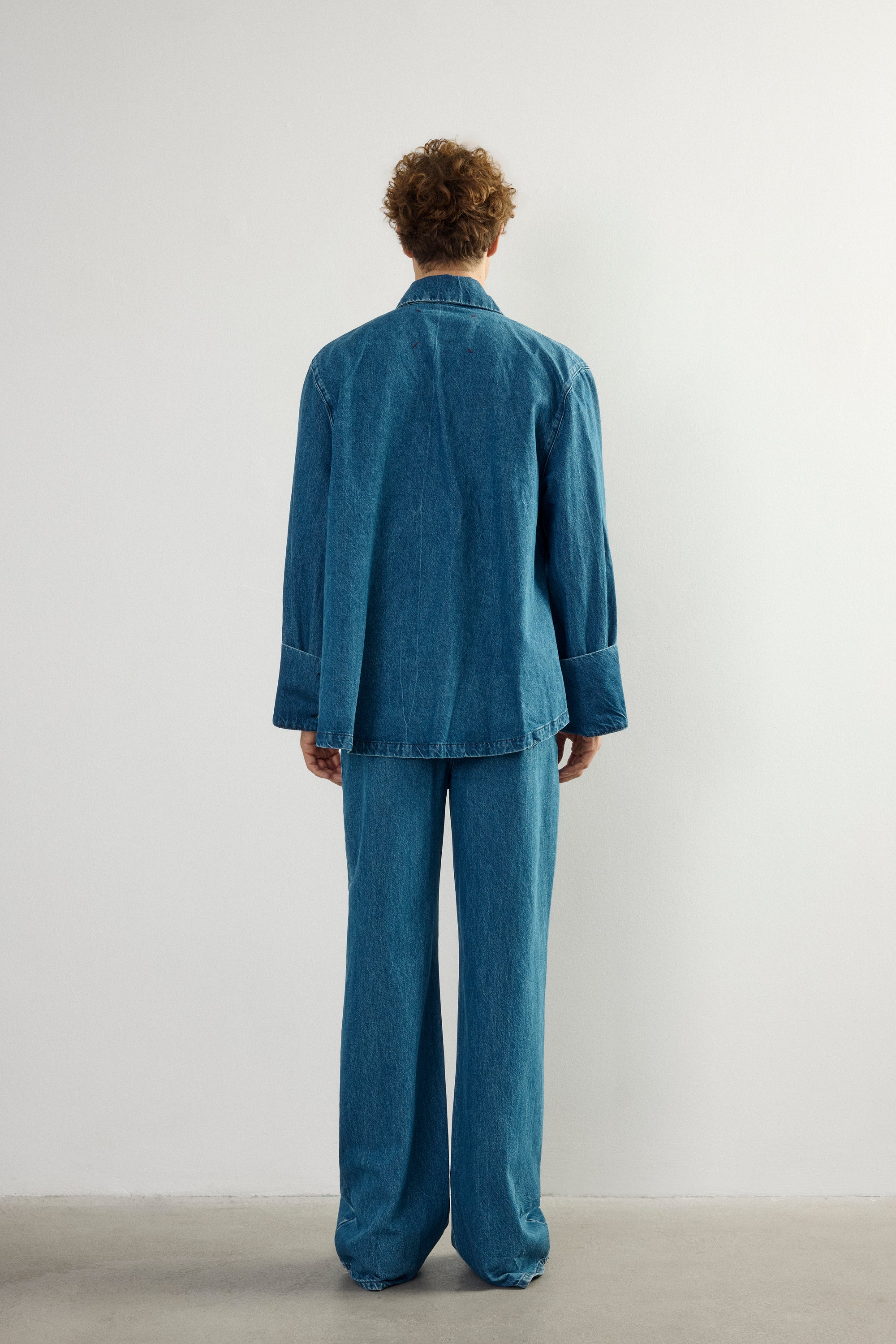 HAZE DENIM KIMONO SHIRT I