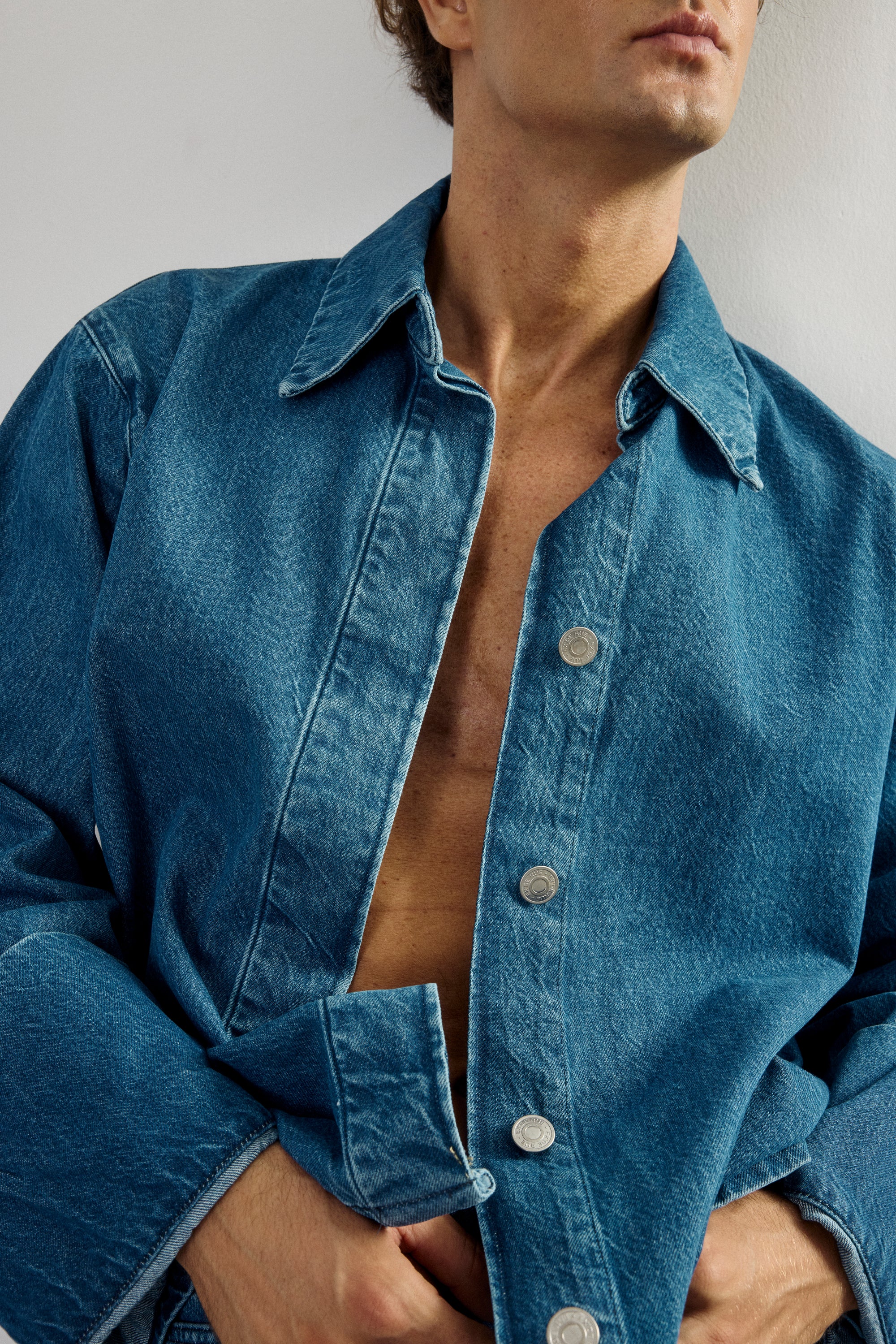 HAZE DENIM KIMONO SHIRT I