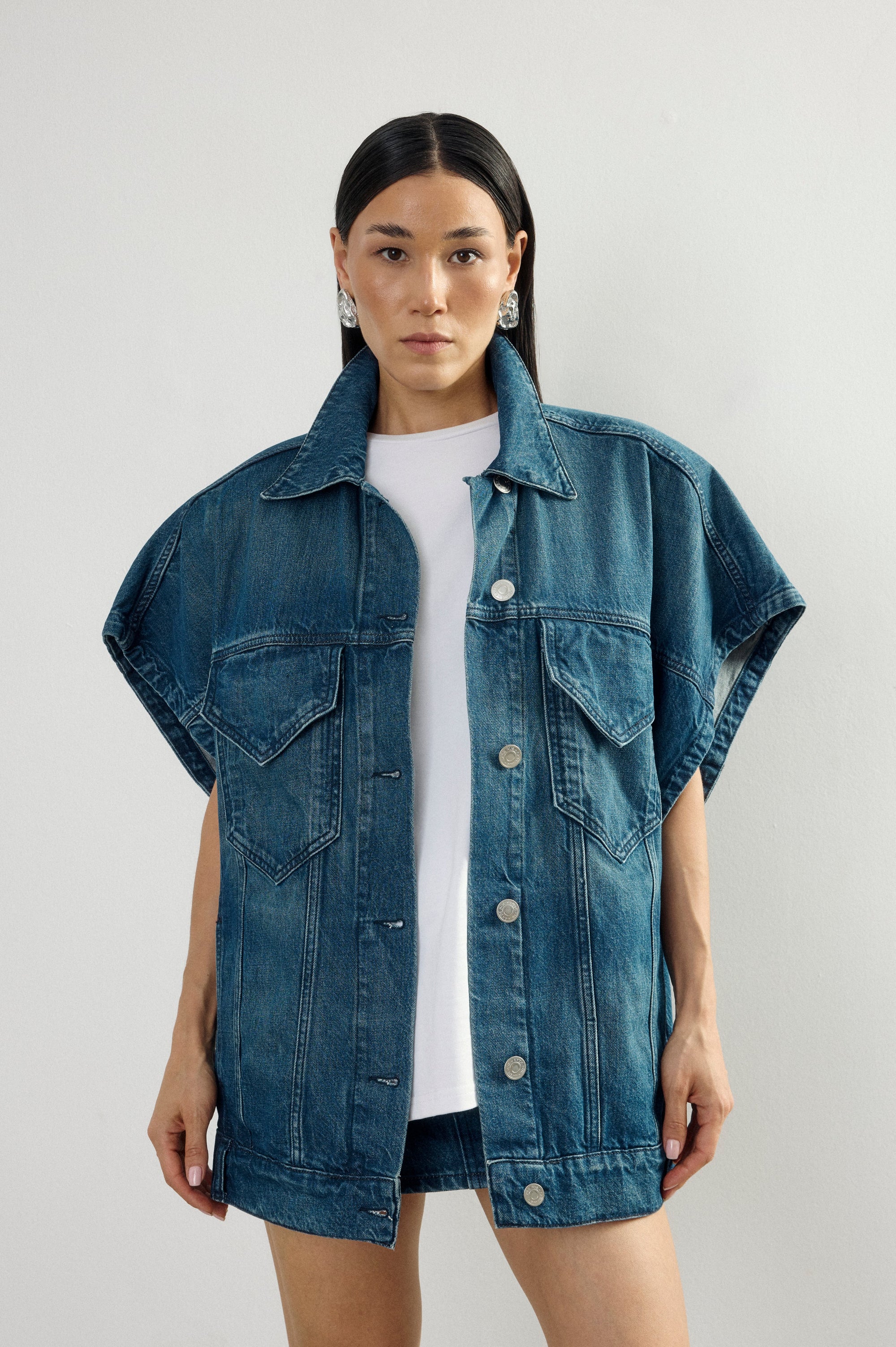 Blue Denim Vest III