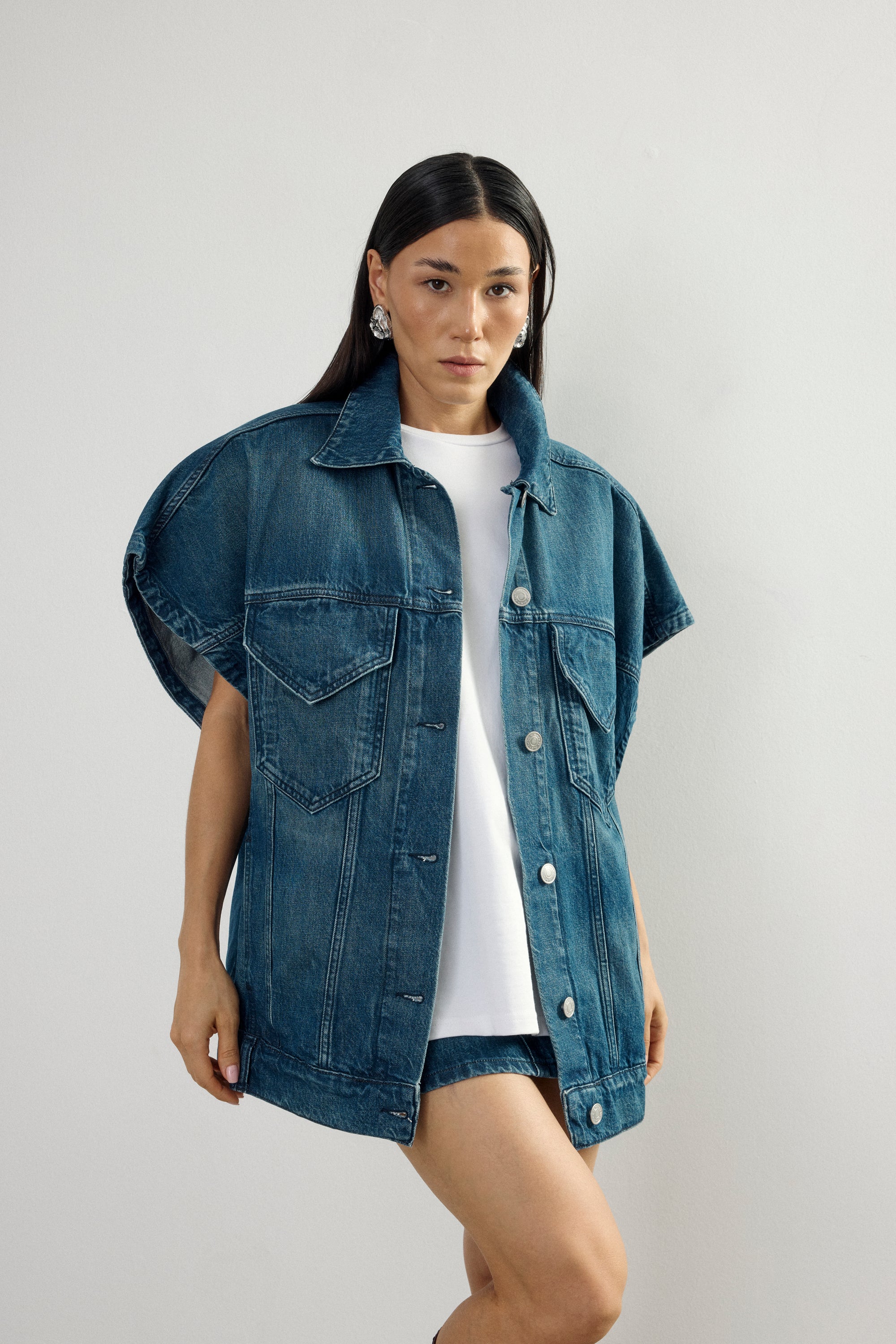 Blue Denim Vest III