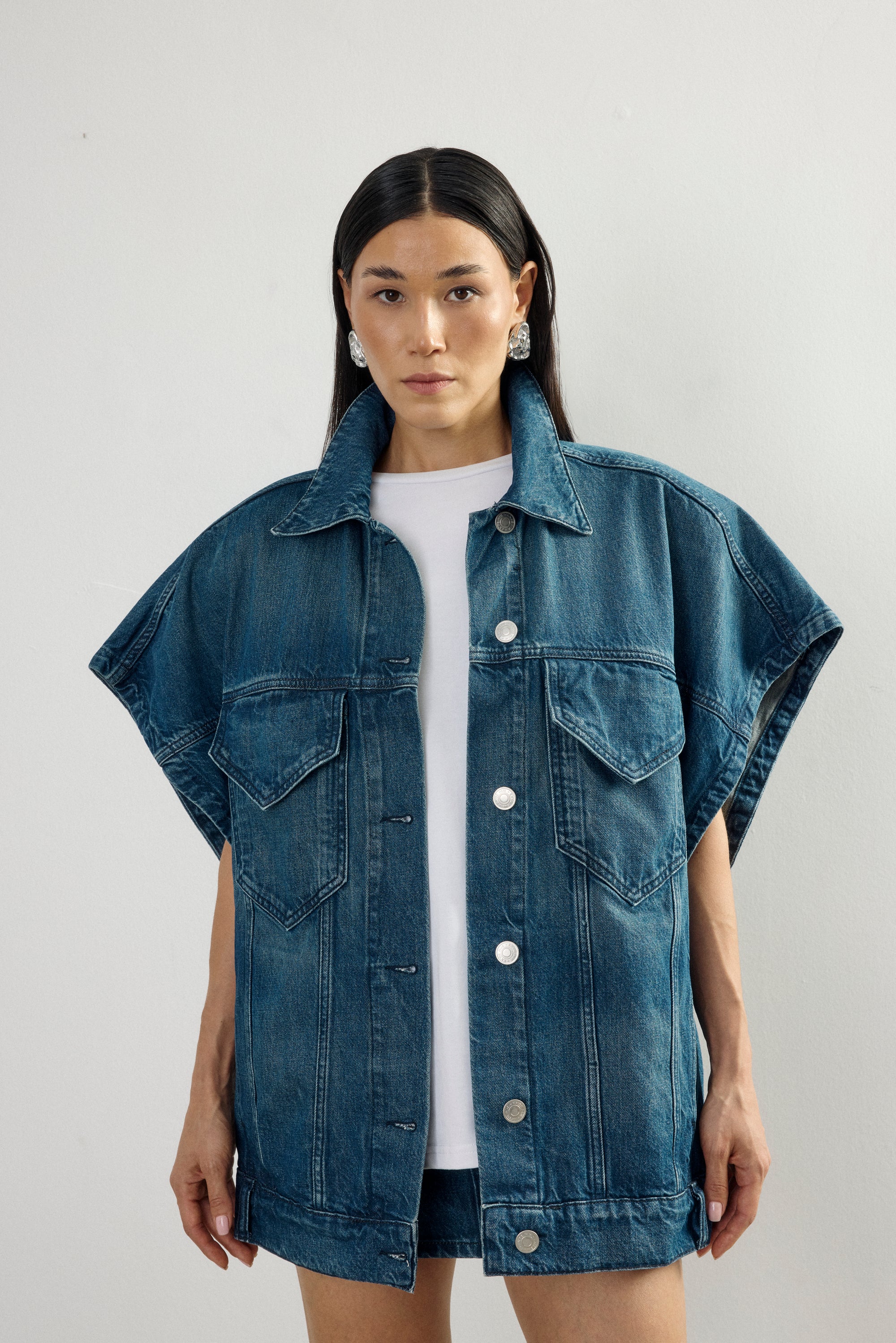 Blue Denim Vest III