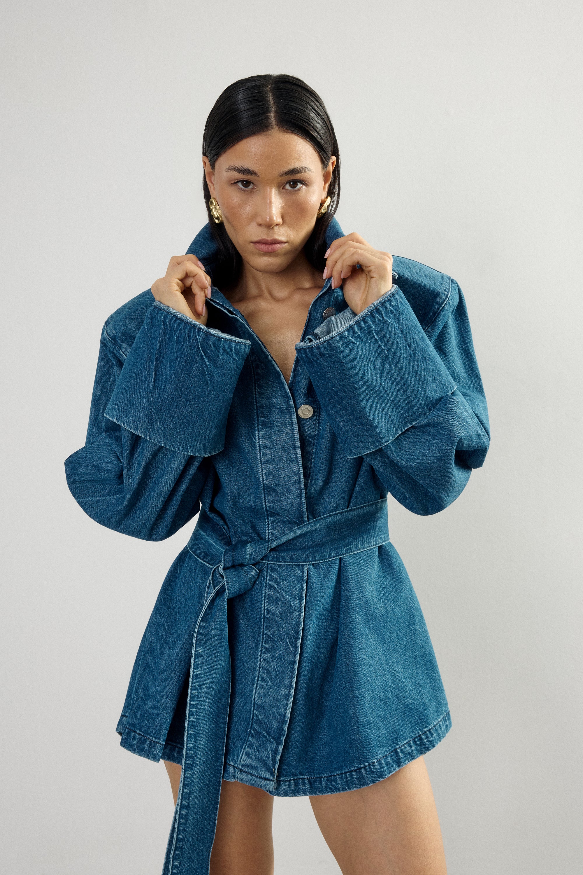 Haze Denim Kimono Shirt  I