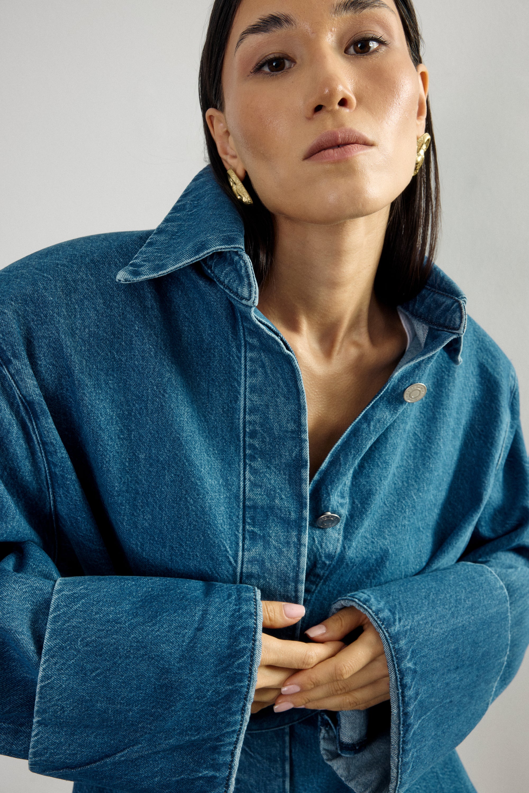 Haze Denim Kimono Shirt  I