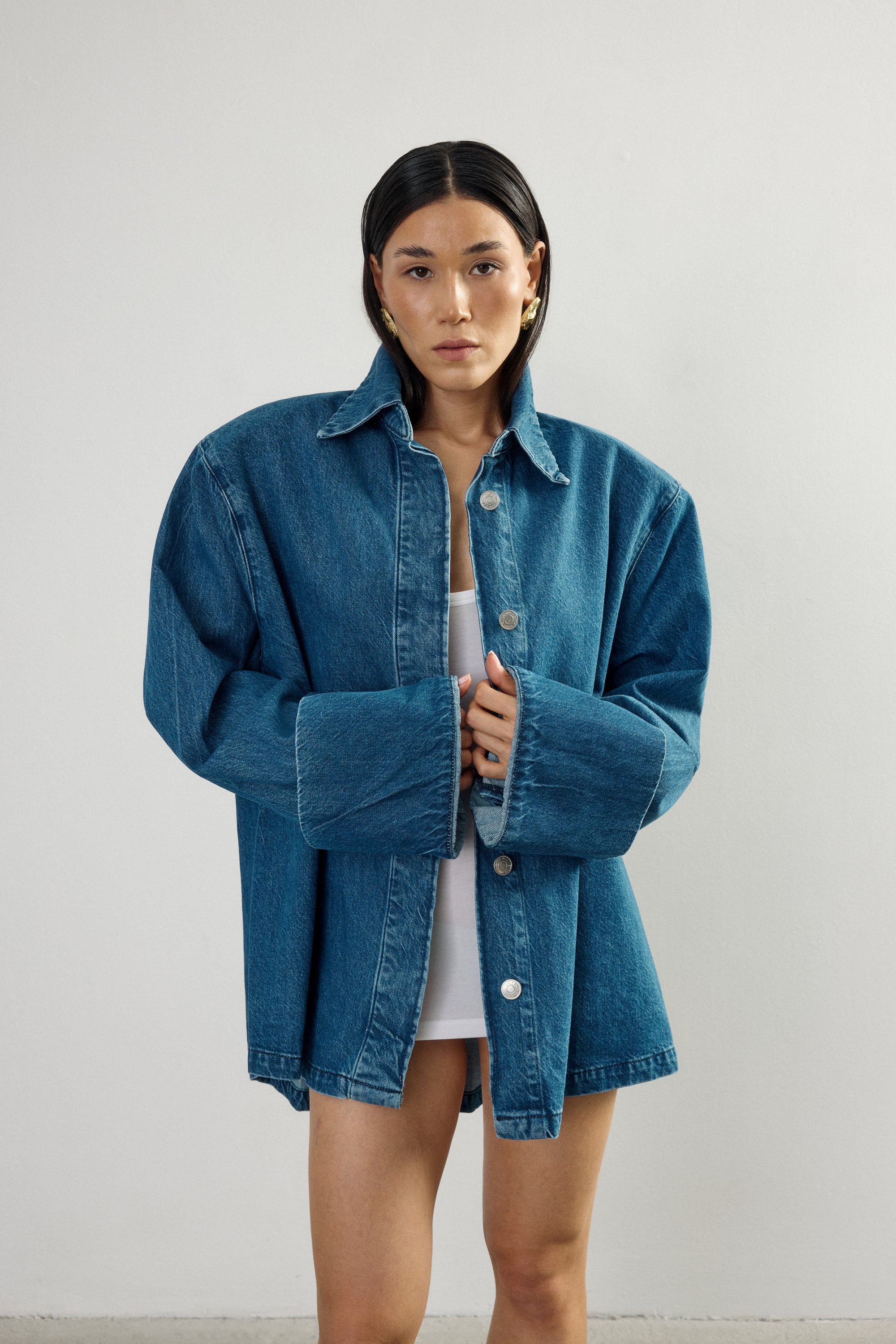 Haze Denim Kimono Shirt  I