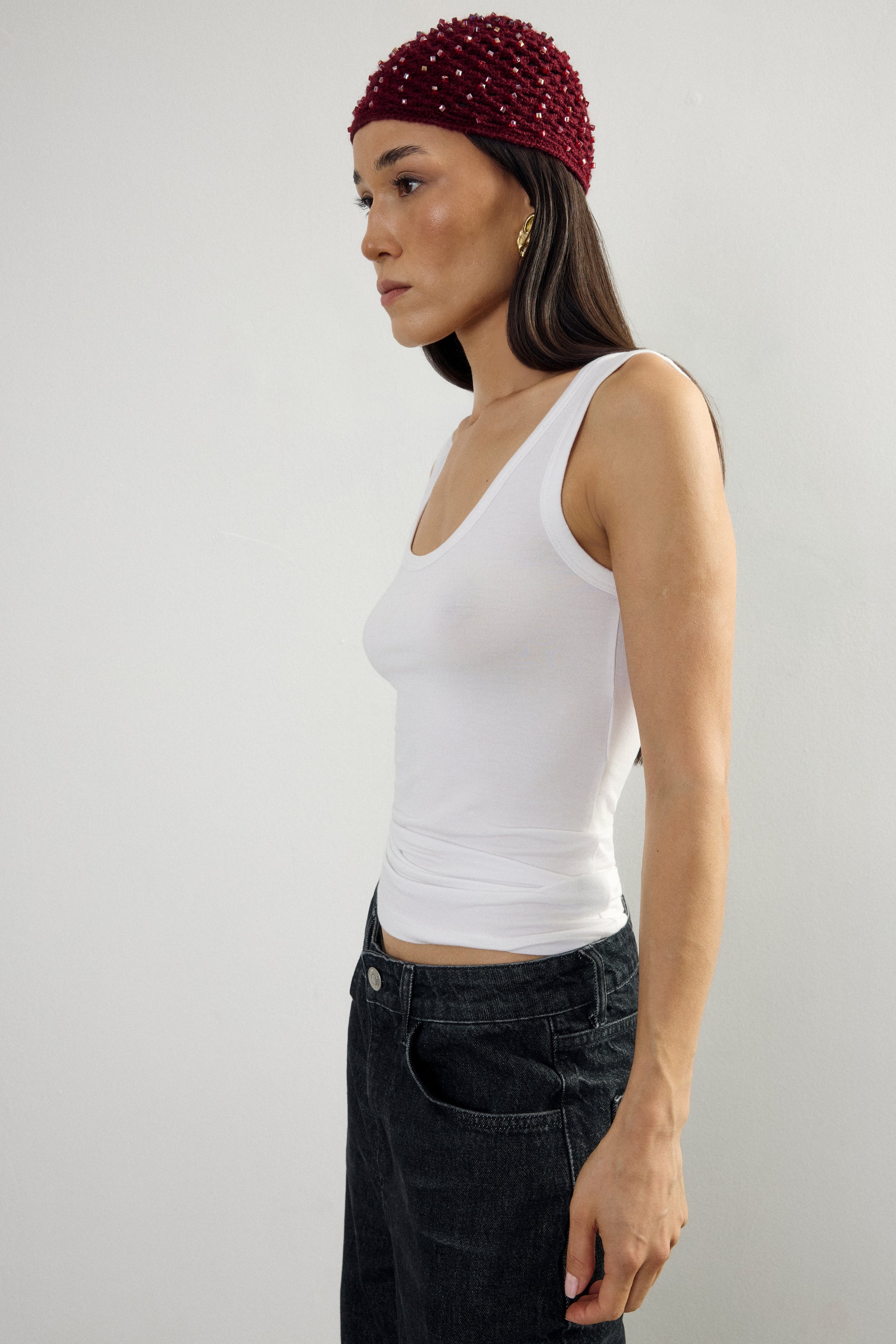 Fibre Modal Tank Top Off-White