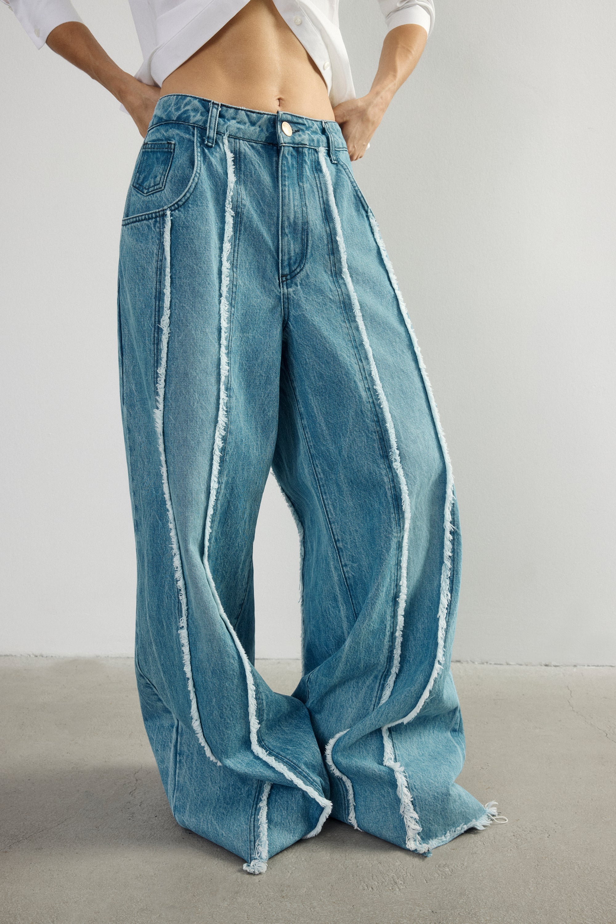 Fringe Denim Jean II
