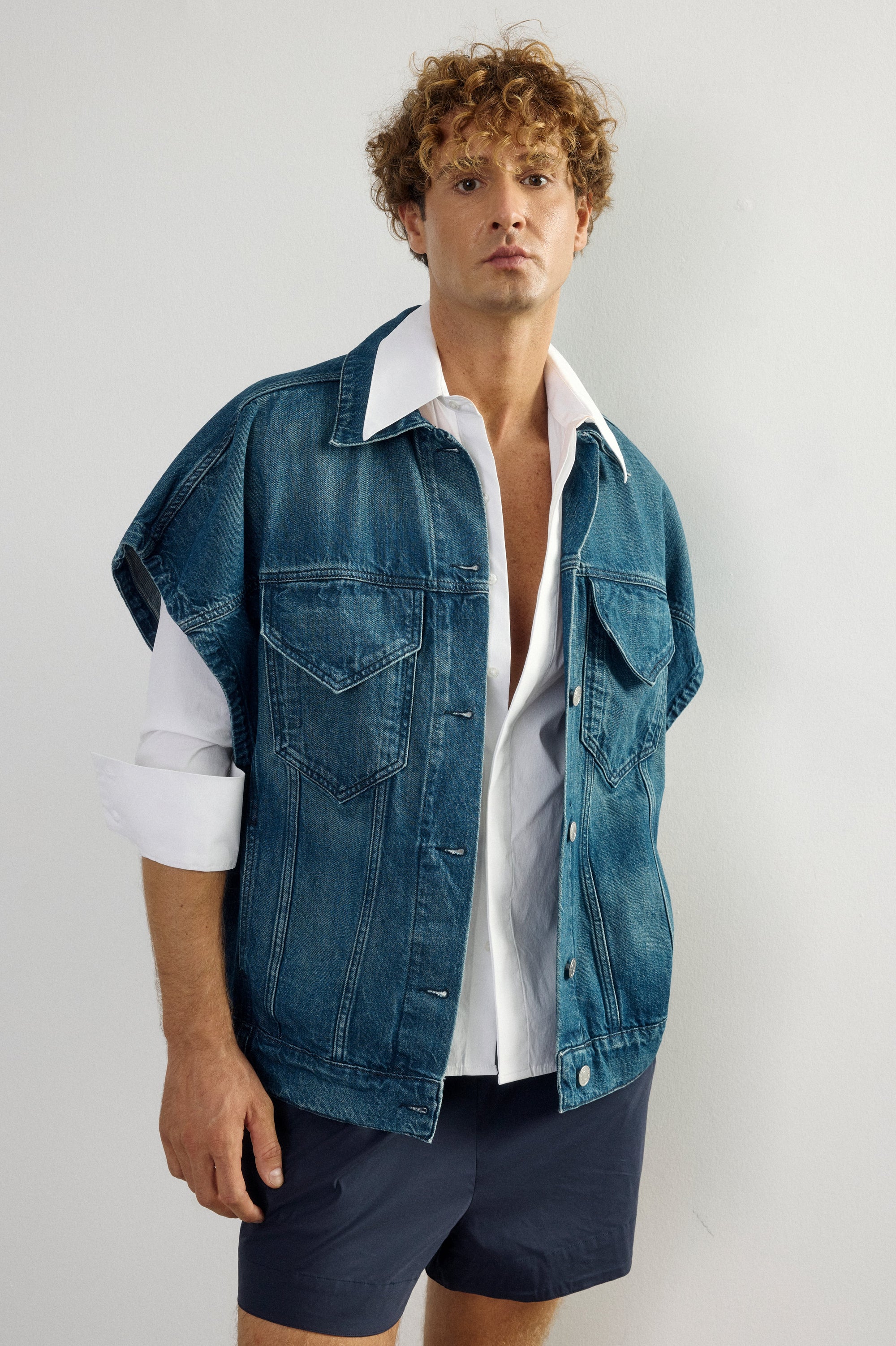 Blue Denim Vest II