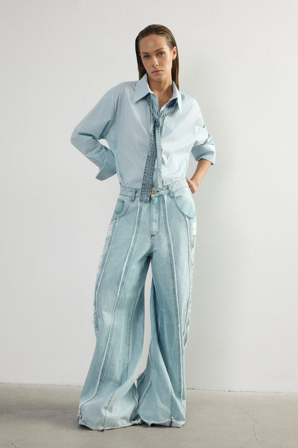 Fringe Denim Jean V