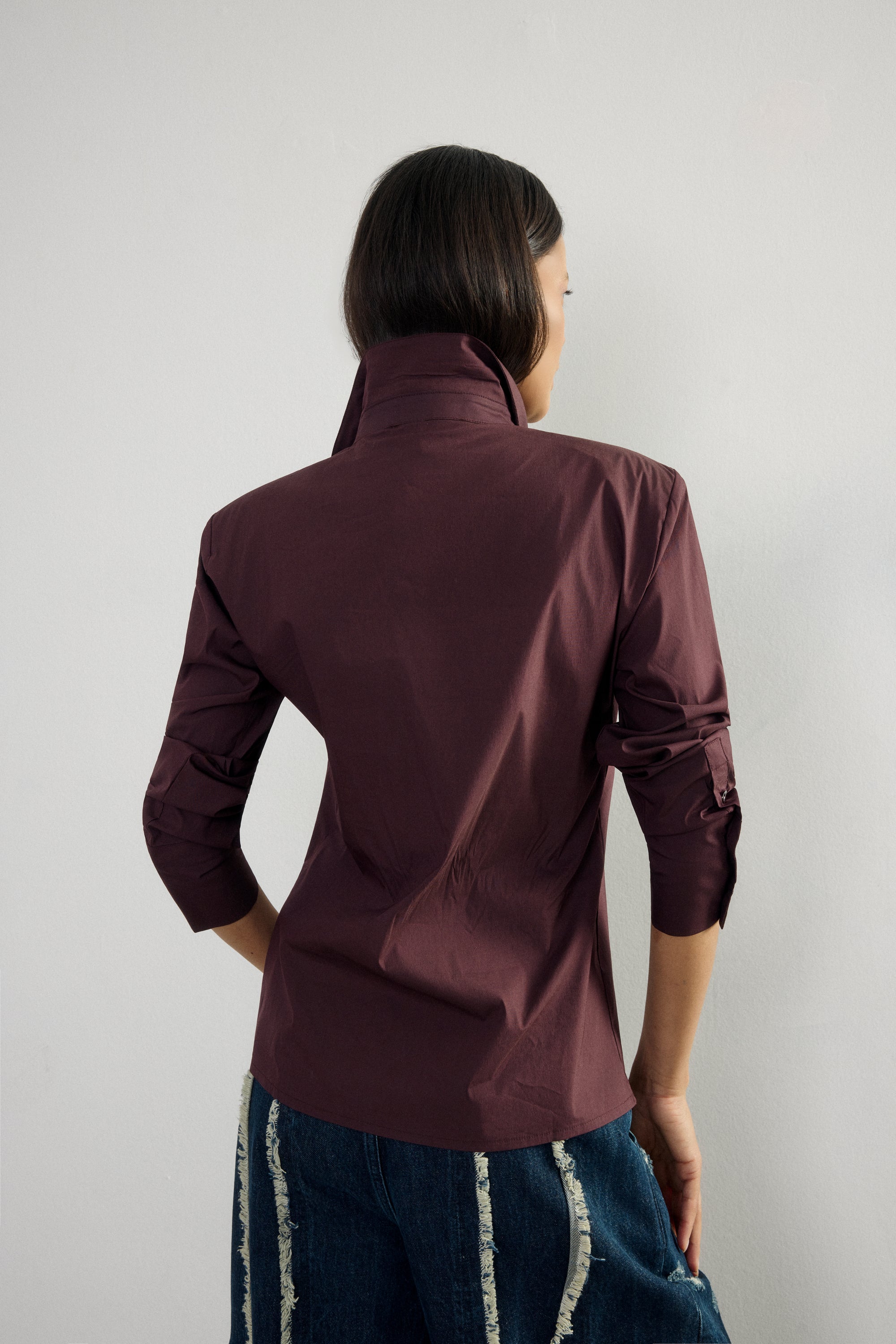 Small Padding Bordoeux Shirt