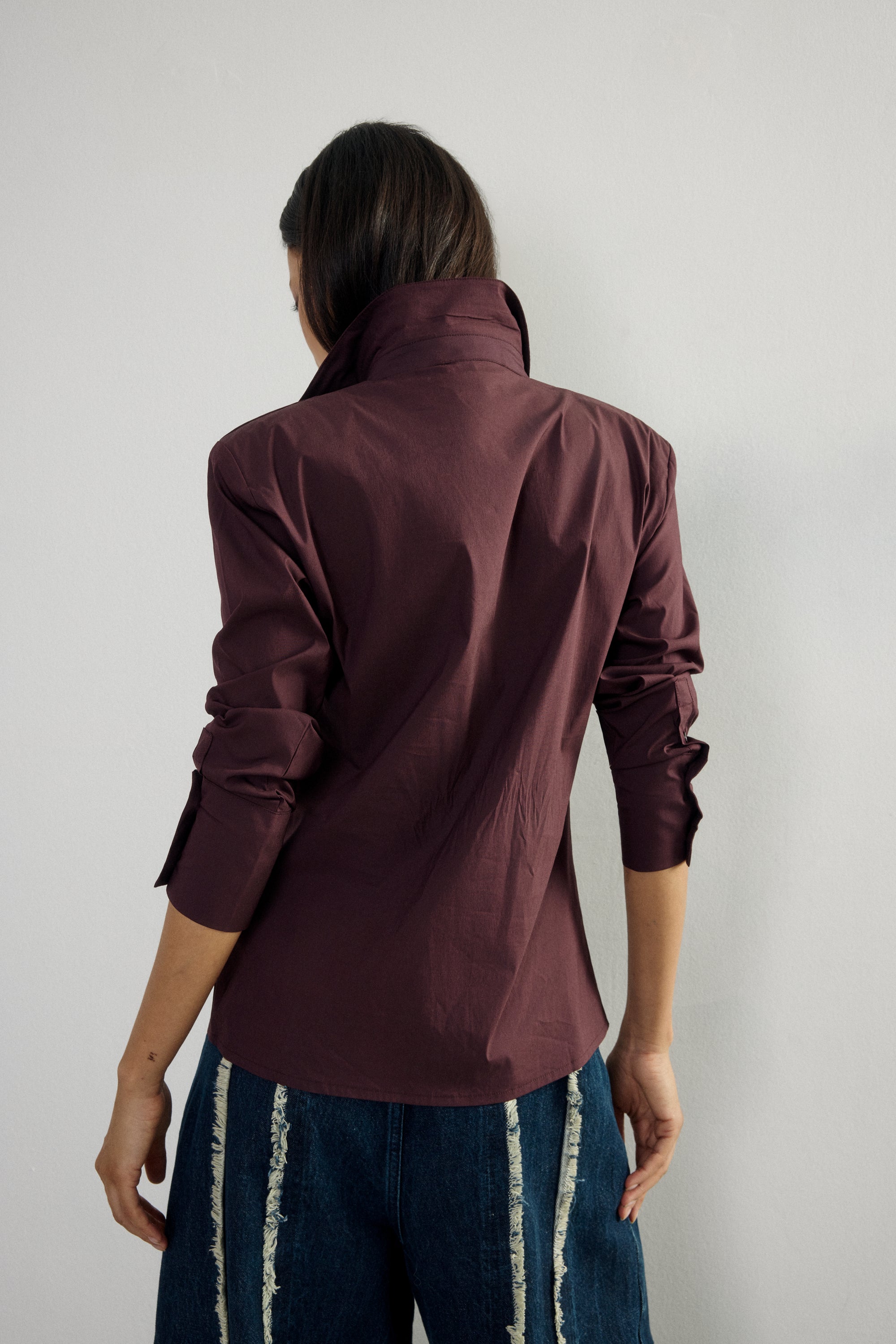 Small Padding Bordoeux Shirt