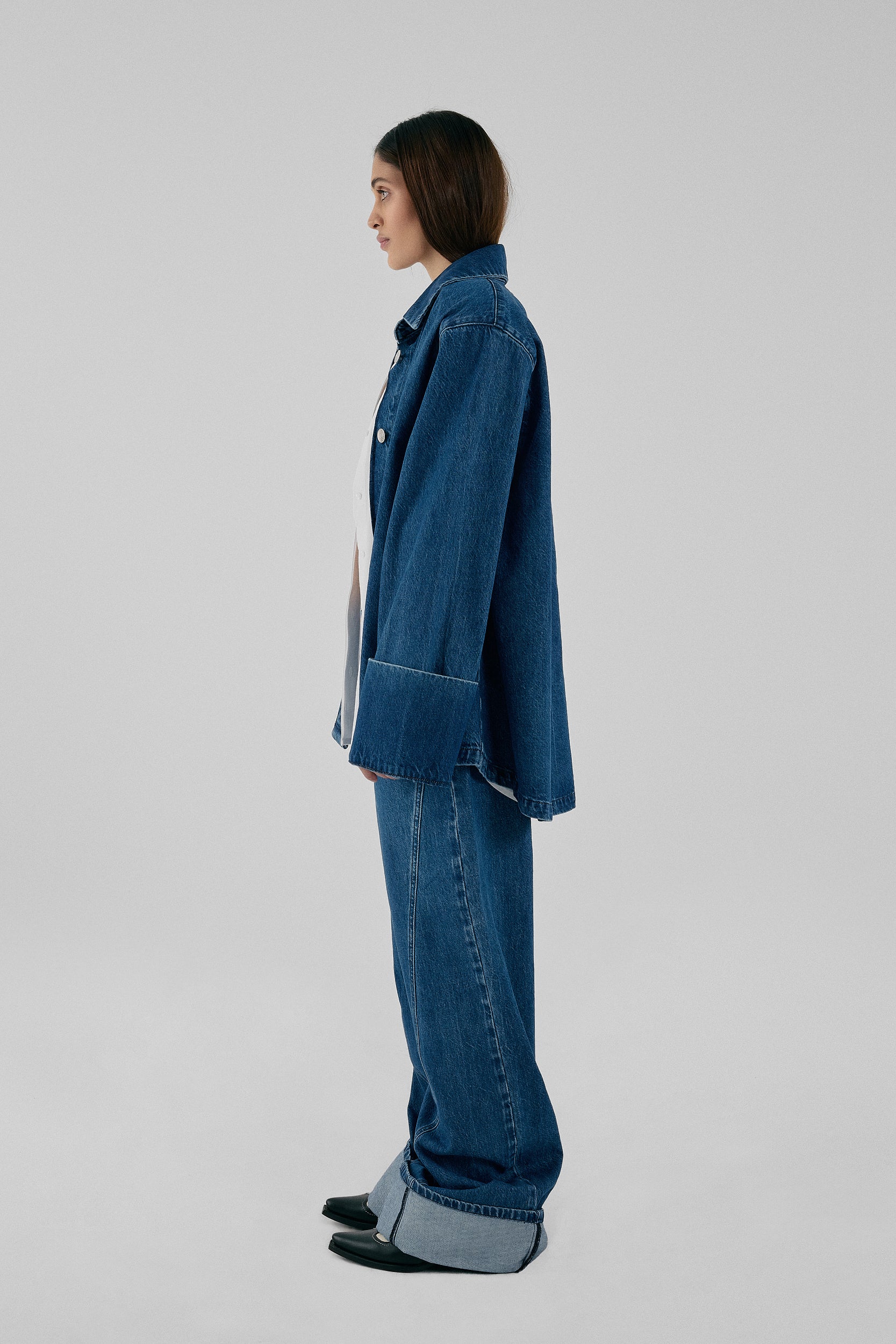 Haze Denim Kimono Shirt  I