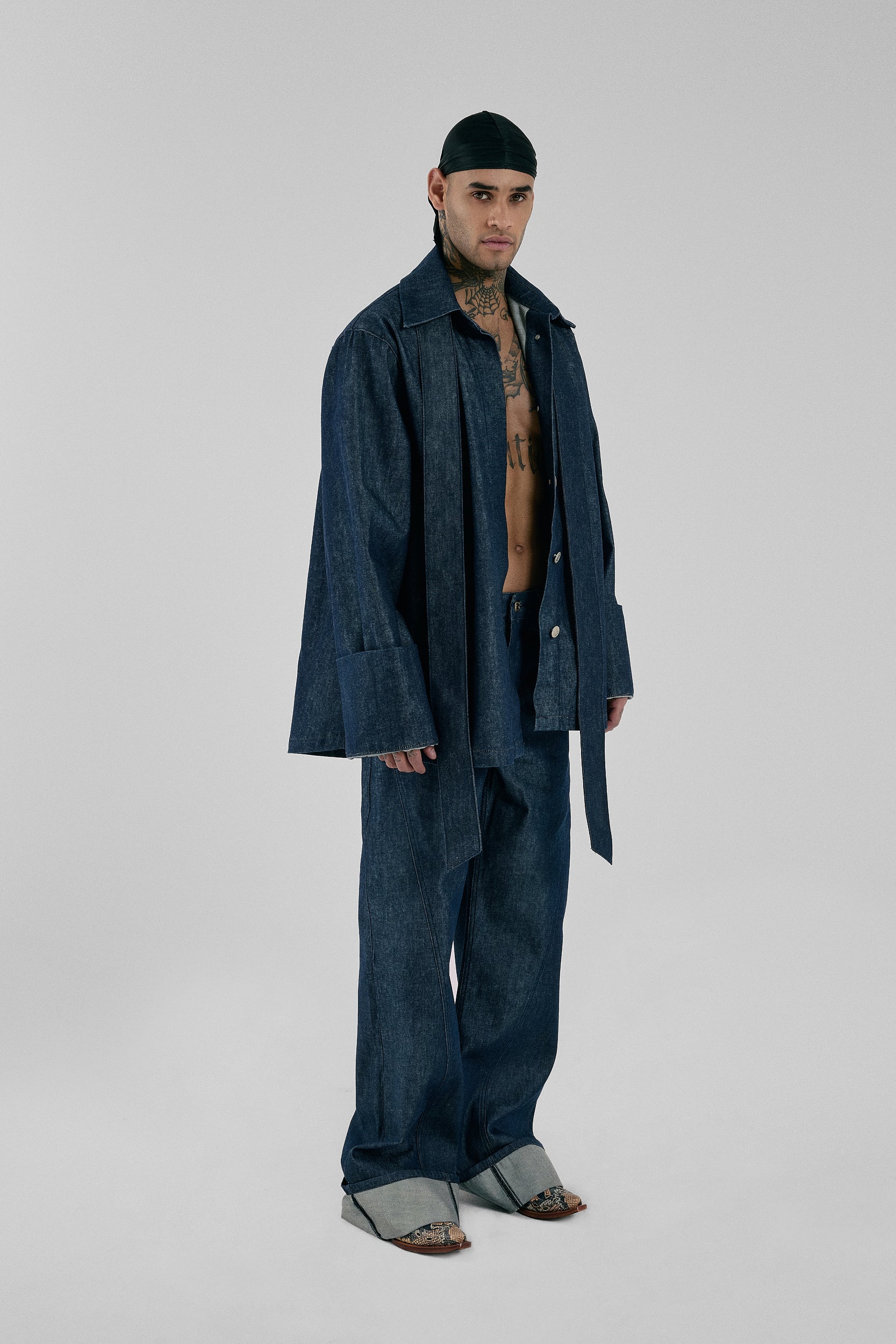 HAZE DENIM KIMONO SHIRT II