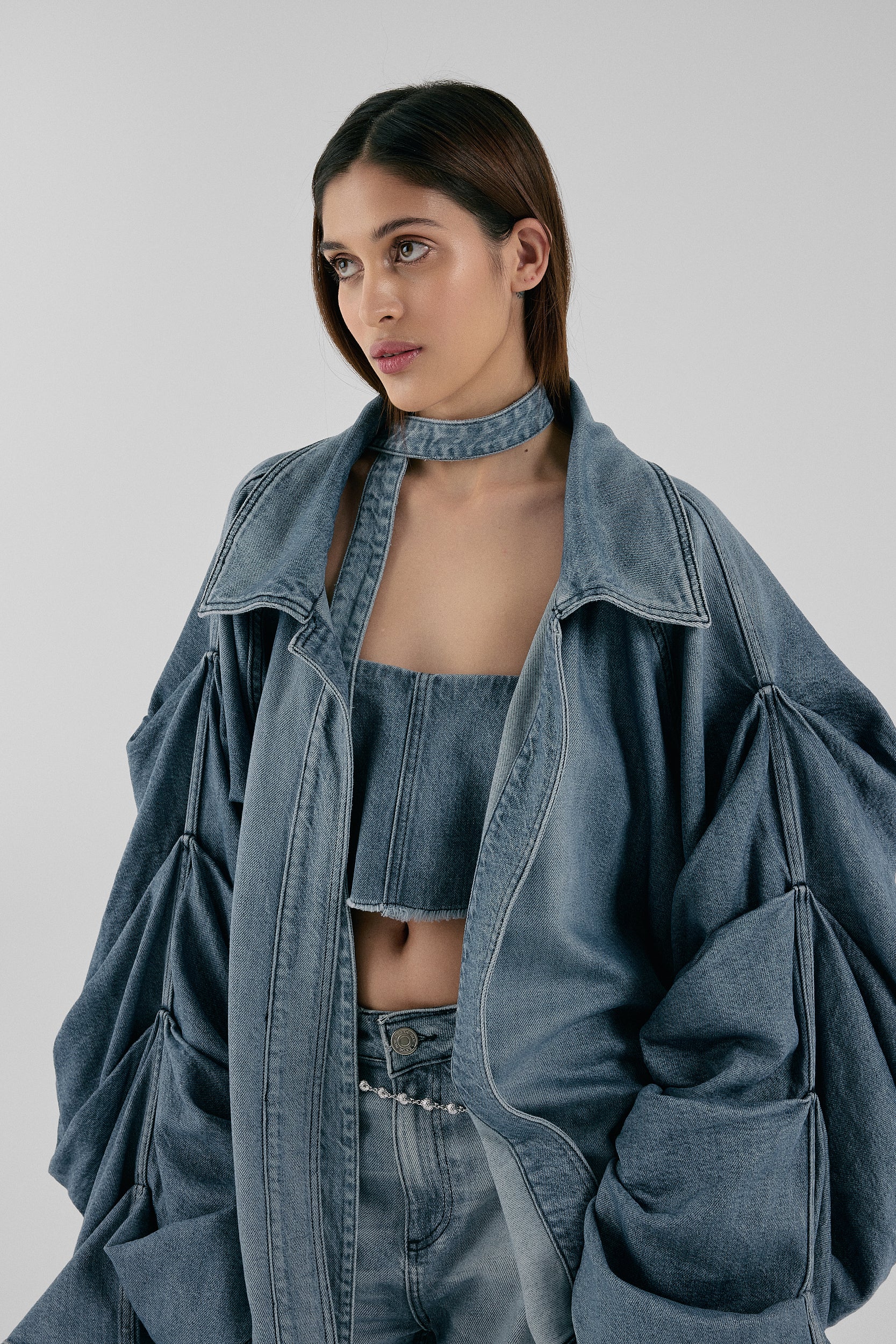 Sculpt Denim Jacket I