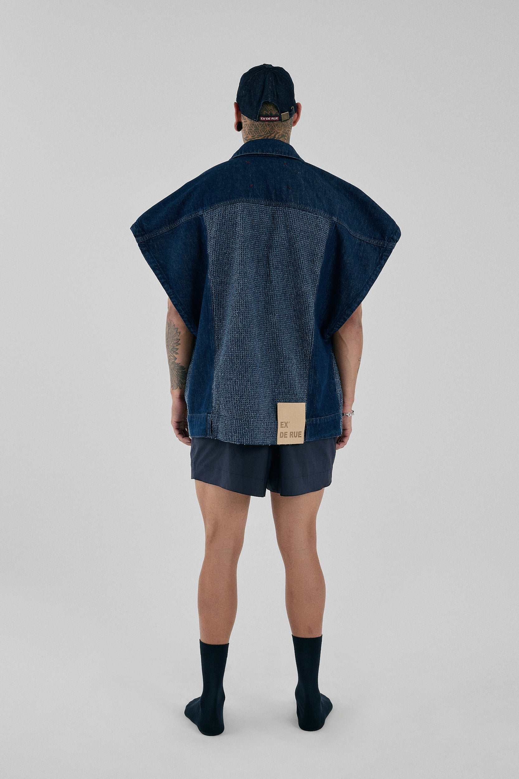 Fray Denim Vest