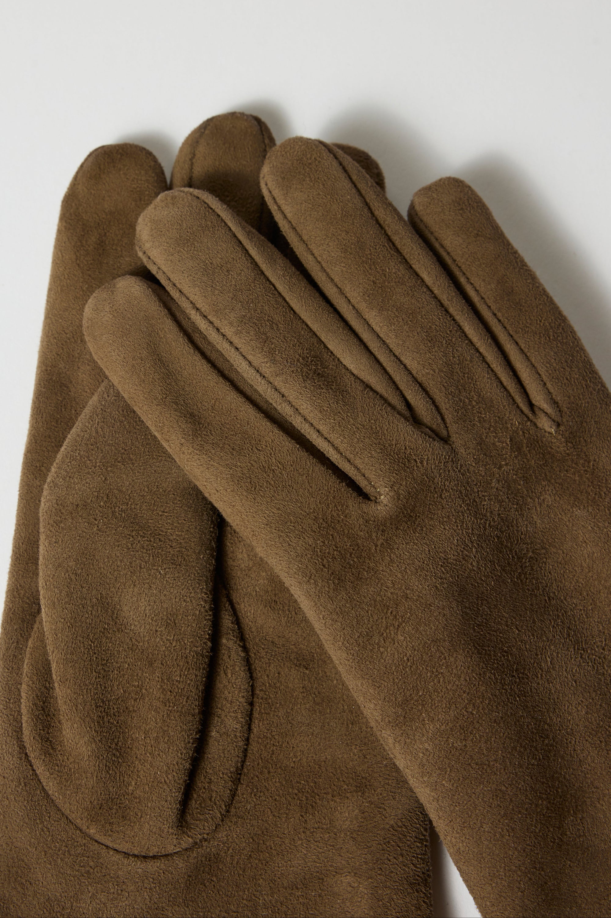 Tobacco Süet Vizon Eldiven